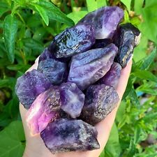 Raw Rough Purple Fluorite Crystal Stone Chunk Healing Reiki Mineral Rock 1PCS picture
