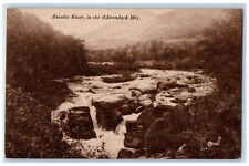 c1940's Ausable River in the Adirondacks New York NY Vintage Postcard picture
