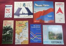 Lot of 17 Various Europe, Japan, Russian, other Timetables and Brochures picture