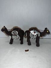 Vintage Norleans Italy Lot Of 2 Camels Flocked Very Rare MCM KITCHE HTF picture