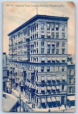 Providence Rhode Island Postcard Industrial Trust Company Building c1907 Vintage picture