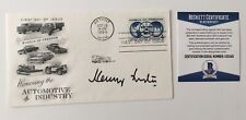 Henry Ford II Signed Autographed First Day Cover BAS Beckett Cert Ford CEO 2 picture