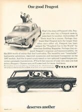 1967 Peugeot 404 Wagon and Sedan Original Advertisement Print Art Car Ad PE58 picture