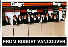 Vtg Postcard, Budget Rent-a-Car Vancouver International Airport picture