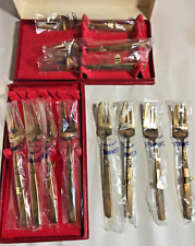 Lot of 11 Thailand Solid Pure Nickel Bronze Flatware Forks Never Used picture