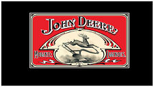 John Deere 1909 Historic Vintage Recreated Color Logo - Emblem Sticker Decal picture