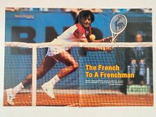 Yannick Noah French Open Champion Vintage 1983 Magazine Photo picture