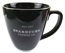Starbucks Coffee Co. Est. 1971 Mug Cup Ceramic Black 18oz 2007 Nice Condition picture