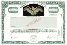 Golden Eagle International, Inc. - Specimen Stock Certificate - Specimen Stocks  picture