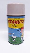 Vintage 1959 Charles Schultz Peanuts Baseball Thermos - Bottle #2868 picture