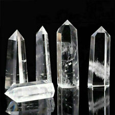 Natural Clear Crystal Tower Point Hexagonal Wand Reiki Quartz Rock 3-10cm picture