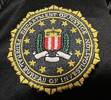 Nice AUTHENTIC FBI Official Bureau Seal EMBROIDERED Cloth PATCH picture