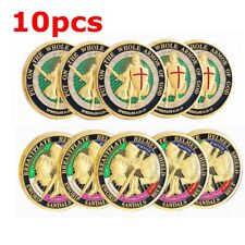 10PCS Put on the Whole Armor of God Commemorative Challenge Coin Collection Gift picture