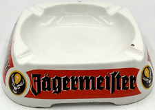 Vintage Jagermeister Ceramic Ashtray Ceramica Italy Piola Carpignano Sesia CHIPS picture