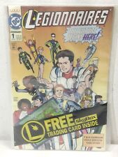 Legionnaires #1 DC 1993 Comic Book Computo Cosmic Trading Card Included picture