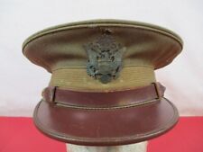 post-WWI Era US Army Officer's Visor Cap or Hat - 1920's Vintage - 7 1/8 - NICE picture