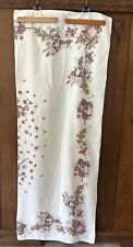Vintage Printed Linen Tablecloth 50 X 64 picture