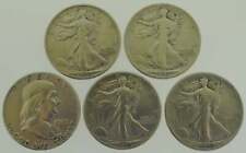 1900,s lot of five Half Dollar picture