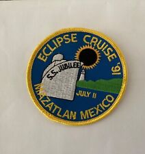 Carnival S.S. Jubilee Cruise Ship Eclipse Cruise Mazatlan Mexico July 1991 Patch picture