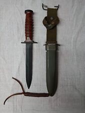 U.S. M3 Trench Fighting Knife (Repro) w/BM Co M8 Scabbard picture