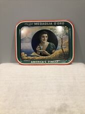 Vintage Caffe Medaglia D'oro America's Finest Coffee advertising tray picture