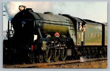 Flying Scotsman LNER 4-6-2 Steam Locomotive Train California Vtg Postcard P10 picture