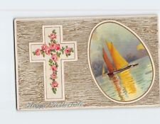 Postcard Happy Eastertide Embossed Card picture