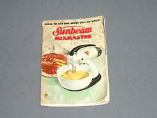 Vintage Sunbeam Mixmaster Model 9 Instruction Manual picture