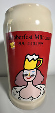 MUNICH OCTOBERFEST 1998 Vintage Beer Ceramic Stein Munchen Oktoberfest Jankowska picture