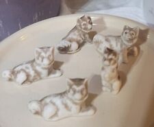 rare antique miniature dog collectible figurines set 5 from Germany vintage  picture