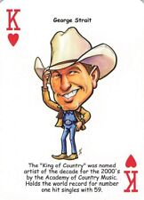 George Strait King of Hearts - The Original Country Music Legends Playing Card picture
