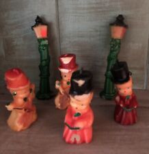 Vintage 1950s Hurley Tavern Candles Lamppost Carolers picture
