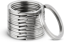 1 Inch/25Mm Heavy Duty Key Ring - 10PCS round Split Key Rings, Stainless Steel K picture