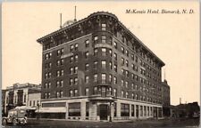 BISMARCK, North Dakota Postcard McKENZIE HOTEL Street View / Bloom Bros. c1920s picture