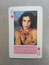 Daniel Day Lewis British Retired Actor Academy Award Playing Card Light Pink picture