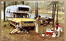 The International Camper Pickups 1970 Promotional postcard.  Vintage picture
