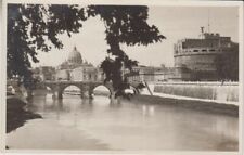 Continental Ponte Castel Anelo Castle Bridge River. Ferrania. Vintage RPPC picture