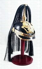 German Pickelhaube Helmet Prussian Imperial Officer Leather Helmet Christmas Gif picture
