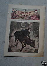 June 1890 Booklet The Little Folks Paper LOOK picture