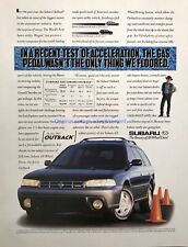 1997 Subaru Outback Crocodile Dundee PRINT AD VINTAGE CAR SUV PROMO picture