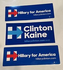 Hillary Clinton Tim Kaine For President 2016 Hillary For America Bumper Stickers picture