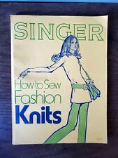 Singer How to Sew Fashion Knits 1972 Judy Lawrence Singer Co Instructional Book picture