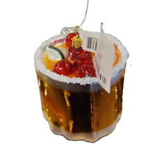 New neiman marcus Old-Fashioned Drink Glass christmas Ornament Sold out picture