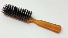Vintage Goody USA Made Hair Brush Amber Clear Acrylic Plastic Rare Flaws Read picture
