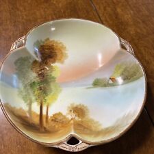 Vintage NIPPON HAND PAINTED Nippon small trinket Dish. picture