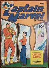 Captain Marvel Adventures #45 Golden Age Shazam Vintage Fawcett Comic 1945 picture