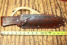 Beautiful Custom THICK leather { XL-BOWIE } knife sheath_USA.. picture