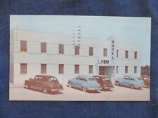 1951 Dallas Texas Lawn Hotel & Cars Postcard & Cancel picture