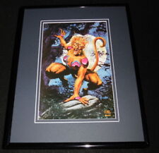 Feral Marvel Masterpieces ORIGINAL 1992 Framed 11x14 Poster Display  picture