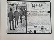 1901 Fechheimer-Fishel Co New York men's Princeton suits clothing vintage ad picture